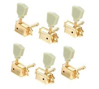 CATIEBYE 6pcs Guitar Tuning Pegs Pattern Precision Guitar String Turning Accessories for and Easy to Install