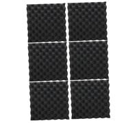 CATIEBYE 6pcs Soundproofing Panels Mass Loaded Vinyl Soundproofing for Walls Music Equipment Speaker Isolation Pad