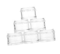 CATIEBYE 7pcs Day Round Pill Organizer Compact Medicine Box Stackable Small Storage Case for Vitamins Capsules and Accessories Travel-Friendly Daily Dispenser