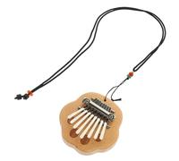 CATIEBYE 8-note Mini Beech Wood Kalimba Thumb Piano for Beginners, Portable Cartoon Finger Piano Music Instrument for Boys and Girls and Travel,
