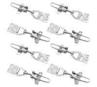 CATIEBYE 8Pcs Connector Clamp Toggle Clamp for Beehive Galvanized Steel Easy Installation Stable Connection Silver Beehive Fasteners for Bee Boxes for The Garden