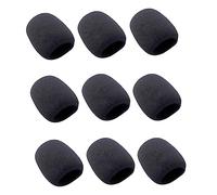 CATIEBYE 9pcs Microphone Windscreen Protector for Ktv Conference Interviews Breathable Noise Reduction Replacement for Lost Broken Mic Cushions