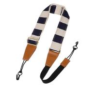 CATIEBYE Adjustable Cotton Ukulele Shoulder Strap for Soprano, Concert Tenor Ukuleles Lightweight Replacement Easy Length Adjustment