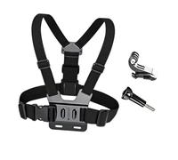 CATIEBYE Adjustable Sports Camera Chest Strap Harness Belt Body Mount for Black Compatible Tripod Accessory for Skiing Cycling Equestrian Action Capture