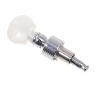 CATIEBYE Alloy Banjo Tuning Peg with Ergonomic Design and White Colour Easy to Clean String Adjuster for Banjo Suitable for Folk and World Instruments