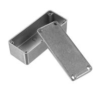 CATIEBYE Aluminum Project Box Screw Closure, Secure Guitar Pedal Case Aluminum Enclosure for Electronics Diy Effects Stomp Organizer, Metal Pedal Enclosure Suitable for Internal Use