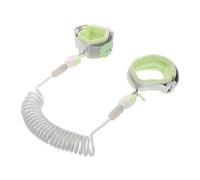 CATIEBYE Anti-Lost Rope Bracelets Wristband Safety Id Wristband Safety Wrist Link Walking Rope Rings Learning to Walk Rope Light Green Metal
