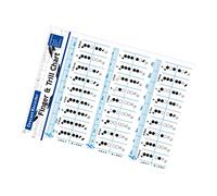 CATIEBYE Bass Flute 8-holes Recorder Fingering Chart with Chord Practice, Coated Paper Music Poster for Beginners and Students, Portable Wind Instrument Supplies for Band and Orchestra