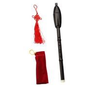 CATIEBYE Beginner Chinese Flute Bawu Flat Keys Boys and Girls Folk Instrument Storage Case and Tassel