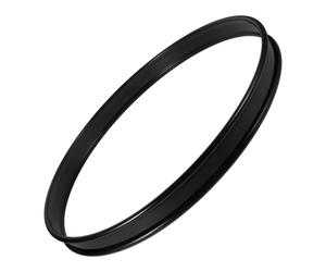 CATIEBYE Black Iron Drum Ring Drum Accessories Easy Installation Versatile Use Modern Sophisticated Style for Band Performances and Recording Studios
