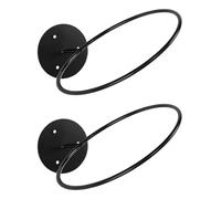 CATIEBYE Black Iron Wall Mounted Ball Holder for Household Basketball Rack, Balls and Helmets Storage and Finishing, Suitable for Home Storage Rooms with Simple and Fashionable Design