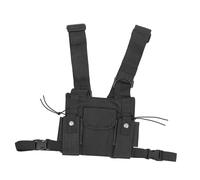 CATIEBYE Chest Pack Vest Utility Radio Harness Radio Bag Holder for Tactical Use Adjustable High Visibility for Outdoor Activities