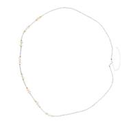 CATIEBYE Colored Stone Body Belt Waist Chain for Women Belly Chain with Glass Beads Lightweight Bikini Accessory for Beach Parties Pool Stage Performances Girlfriend and Friends
