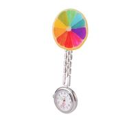 CATIEBYE Colorful Electronic Pendant Pocket Clock with Clamp for Nurses and Doctors Sanatorium Time Keeper Therapist Nursing Accessory