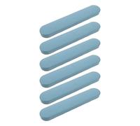 CATIEBYE Commode Chair Arm Pads Folding 3 Pair Plastic Replacement with Non-Slip Surface Easy Cleaning Chair Armrest Pads for Elderly Patient