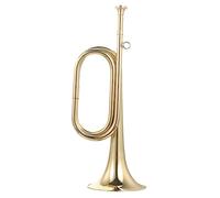 CATIEBYE Copper Bugle Trumpet Military Orchestra Brass Instrument for School Band Beginners