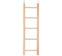 CATIEBYE Creative Wooden Parrot Ladder for Small to Medium Birds and Hamsters Safe Chewing and Climbing Indoor Birdcage Accessory for Exercise and Muscle Strengthening Easy to Install