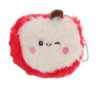 CATIEBYE Cute Fruit Shaped Plush with Soft Plush Material Portable Fruit Design Wallet and Multifunctional Storage Purse for Women for Travel and Office Use