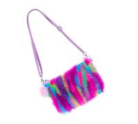 CATIEBYE Cute Plush Crossbody Bag for Little Girls Cartoon Shoulder Bag Lightweight and Portable for Phones and Essentials for Parties and Outdoor Adventures