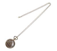 CATIEBYE Decorative Arabic Numeral Pocket Watch with Vintage Design and Chain Elegant Quartz for Men Lightweight and Portable for Daily Use Special Occasions