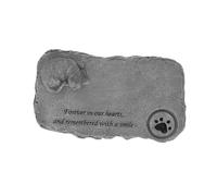 CATIEBYE Decorative Resin Pet Tombstone for Yard and Garden Featuring Adorable Kitten Shape, Sturdy Memorial Plaque Suitable for Cats and Pets on Porch Or Outdoor Spaces