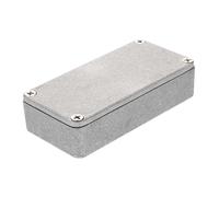 CATIEBYE Diecast Aluminum Guitar Pedal Stomp Box Case 1590n1 125b Silver 122x66x39.5mm Sturdy Enclosure for Guitar Effect Pedal Board Accessories