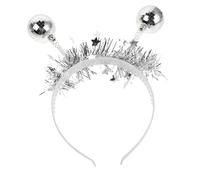 CATIEBYE Disco Ball Headband Mirror Spheres Tinsel Party Headwear for Adults Space Theme Costume Accessory Festival Hairband