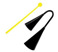 CATIEBYE Durable Metal Cowbells Small with Hammer Portable Calling Bell for Classroom Doorbell Cheering Outdoor Use