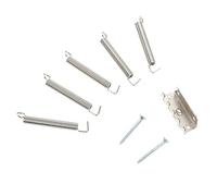 CATIEBYE Electric Guitar Tremolo Springs with Claw Portable Replacement Guitar Bridge Springs Silver Tremolo Parts and Repair