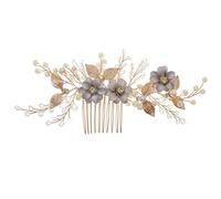 CATIEBYE Elegant Pearl Hair Comb Lightweight and Not Easy to Break Wedding Bridal Hair Accessory Side Comb and Women Party Use