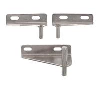 CATIEBYE Freezer Door Hinges Replacement Part with Smooth Opening and Closing 3pcs Stainless Steel for Commercial Refrigerators Suitable for Ice Storage