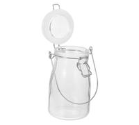 CATIEBYE Glass Food Storage Jar with Lid Reusable Container for Juicing for Liquid Storage Versatile Glass Jug for Juice and Spices