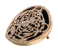 CATIEBYE Golden Tiger Head Brooch Lapel Pin for Women, Zinc Alloy Material Versatile Use, Elegant and Unique Design for Suit and Cardigan Accessories