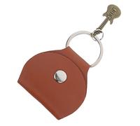 CATIEBYE Guitar Pick Holder Case Portable Bag for Plectrums Keychain Pendant for Guitar Accessories Storage for Music Keyring