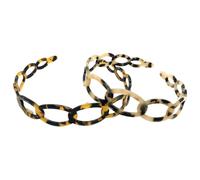 CATIEBYE Hair Hoop Headbands Suitable for Washing Face Use and Photo Shoots 2pcs Acrylic Hollow out Design with Anti- Teeth Easy to Wear Hair Accessories Random Color
