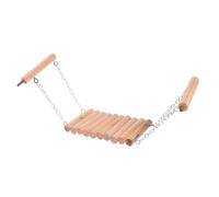 CATIEBYE Hanging Bird Swing for Parrot and Budgie, Synthetic Material Pet Cage Accessory with Dental Care and Resting Features, for Garden and Cage Use