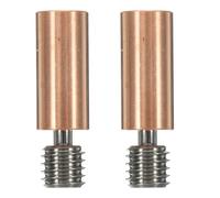 CATIEBYE Heatbreak Tube Melts Filament Faster 2pcs Bi-Metal Rustless Material for 3D Printer Parts Suitable for Metal Printer Applications
