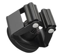 CATIEBYE Heavy Duty Iron Rack Wall Mounted Broom Holder Magnetic with Secure Attachment and Falling Prevention in for Organizing Or Cleaning Tools and Brooms Garages Offices