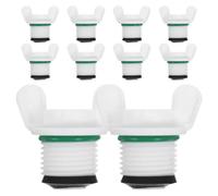 CATIEBYE Hot Water Bottle Caps Replacement Pp Material with Detachable Design 10pcs and Easy to Clean for Hot Water Bottles for Winter Sleeping and Home Use