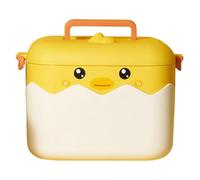 CATIEBYE Medicine Case Suitable for Business Trip and Office Use Large Capacity Portable with Smooth Opening and Closing, Polypropylene Handheld Pill Organizer Household Storage Supply