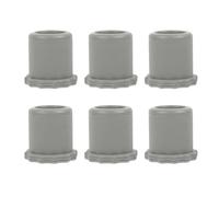 CATIEBYE Microphone Anti-roll Sleeves Silicone Covers for Handheld Microphones, Easy to Install and Extend Service Life, Non-slip Design for Bars and Stages, Grey Color, 6 Pieces Pack