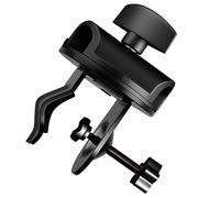 CATIEBYE Microphone Stand Clip Desk Mount Clamp for Tablets Mic Holder Boom Arm Live Streaming