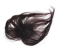 CATIEBYE Mini Hair Topper Clip on Design Made from Real Human Hair Comfortable to Wear Brown Hairpiece for Women Natural and Elegant