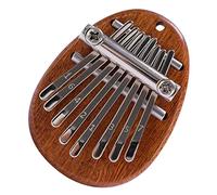 CATIEBYE Mini Kalimba Finger Piano Keys Wooden Thumb Instrument with Rope Portable Musical for Beginners Craftsmanship for Accurate Tone for All Ages