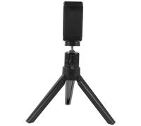CATIEBYE Mini Tripod for Mobile Phone and Tablet with Strong and Stable Abs and Metal Support, Convenient Desktop Phone Stand Holder for Dorm and Live Streaming