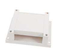 CATIEBYE Monitoring Instrument Box Project Boxes for Electronics Plastic Case Electrical Boxes Plastic Weather Proof Electrical Boxes Instrument Case Socket Base Case Outlet Cover Abs White