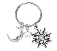 CATIEBYE Moon Star Sun Key Lightweight Key Holder Pendant for Bags Birthday and Christmas Versatile Keyring and Storage