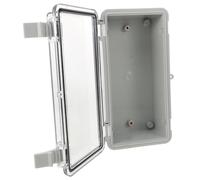 CATIEBYE Outdoor Waterproof Junction Box for Cable IP67 White ABS Two Ways Structure Easy to Use Electrical Enclosure for Cable Connection and Outdoor Projects