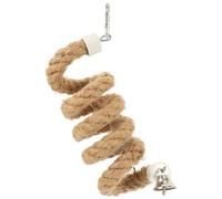 CATIEBYE Parrot Climbing Rope Cotton Rope Perch for Medium and Large Birds 1 Meter Hanging Bird Bungee Swing Suitable for Parakeets and Cockatiels