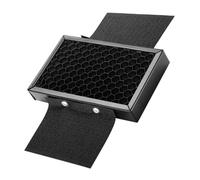CATIEBYE Portable Universal Speedlite Flash Honeycomb Grid Filter, LED Flash Light Control Reflector, Photography Speedlight Accessory for Studio and Outdoor Use